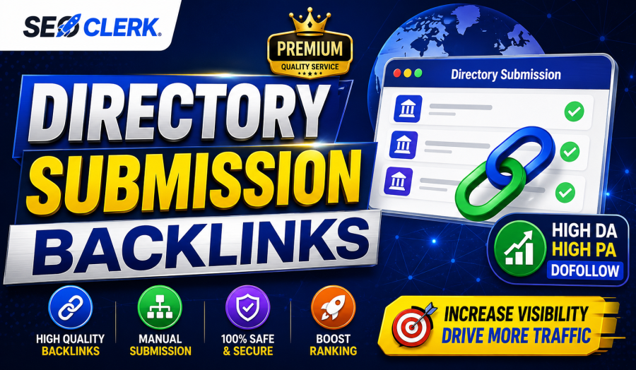 Manual 100 High DA Directory Submission Backlinks