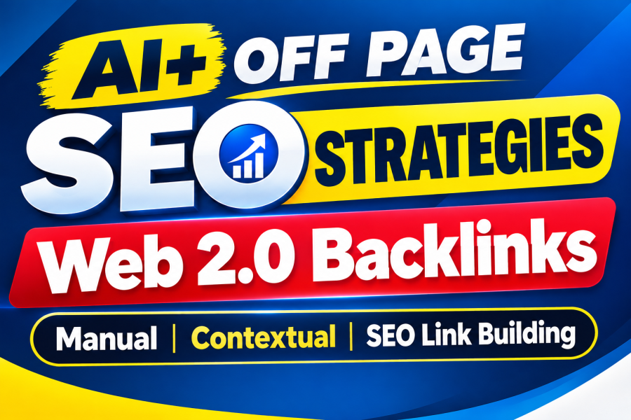 Manual web 2.0 Backlinks with Contextual Seo link building for you