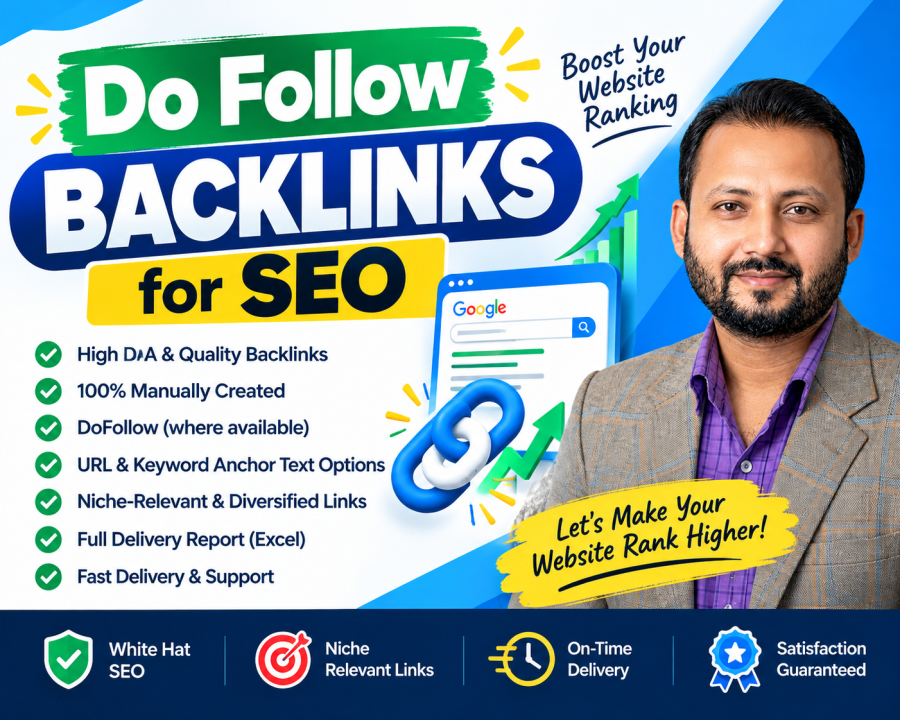 200+ Do Follow Backlinks Service with Index Support