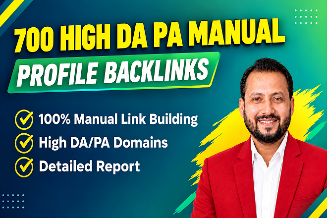 700 High Authority SEO Profile Backlinks for Google Rankings