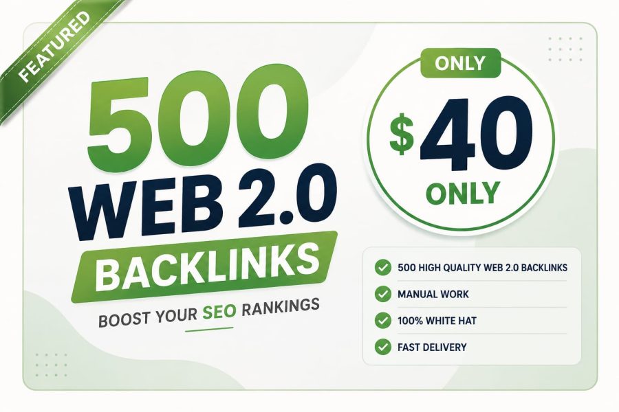 500 High Authority Web 2.0 DoFollow Backlinks &ndash; Manual & Quality SEO