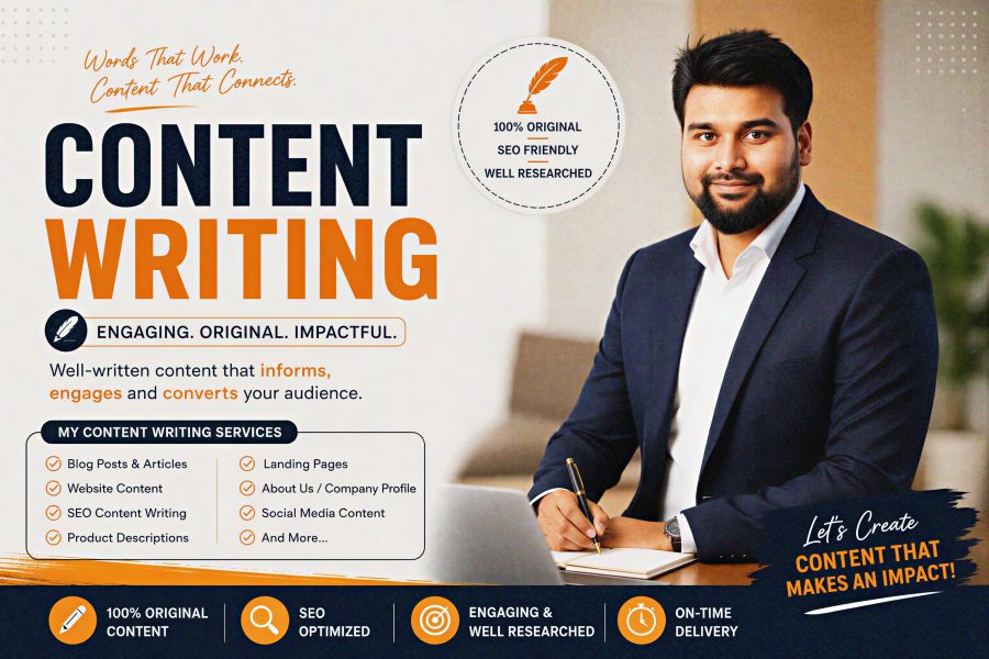Professional 1000+ words content writing fully SEO friendly and Plagiarism free