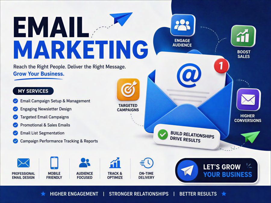 Engaging email marketing campaigns that generate leads and sales