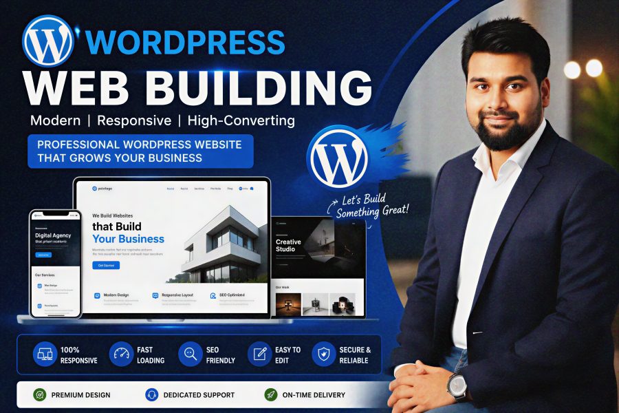 Professional and Responsive WordPress Website - Fully Manual Work
