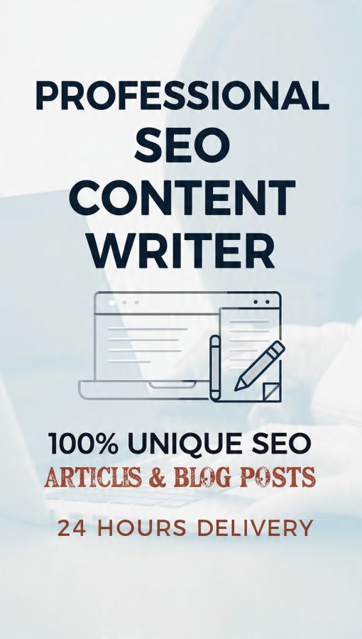 I Will Write SEO Optimized Blog Posts, Articles & Website Content