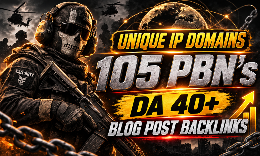 105 UNIQUE DOMAIN PBN BLOG POST SERVICE 
