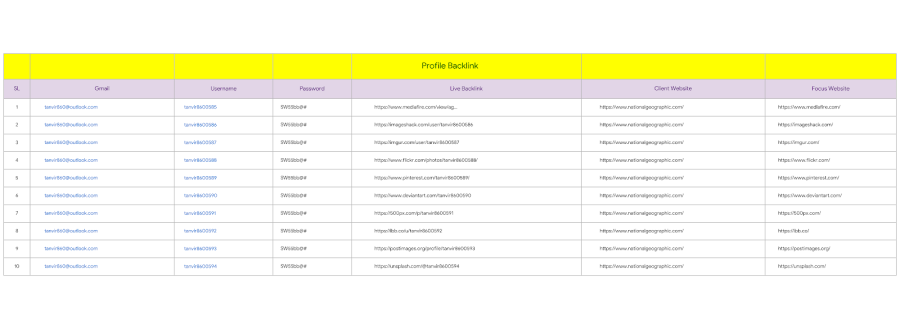  I will create 50 SEO profile backlinks with high quality manual link building