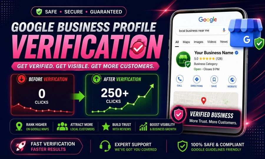 I will setup Google Business Profile verification and reinstate suspended GMB. 