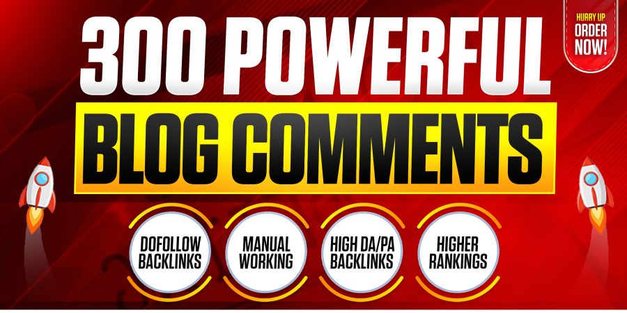 Build 300 Natural Blog Comment Backlinks Manually for Off-Page SEO