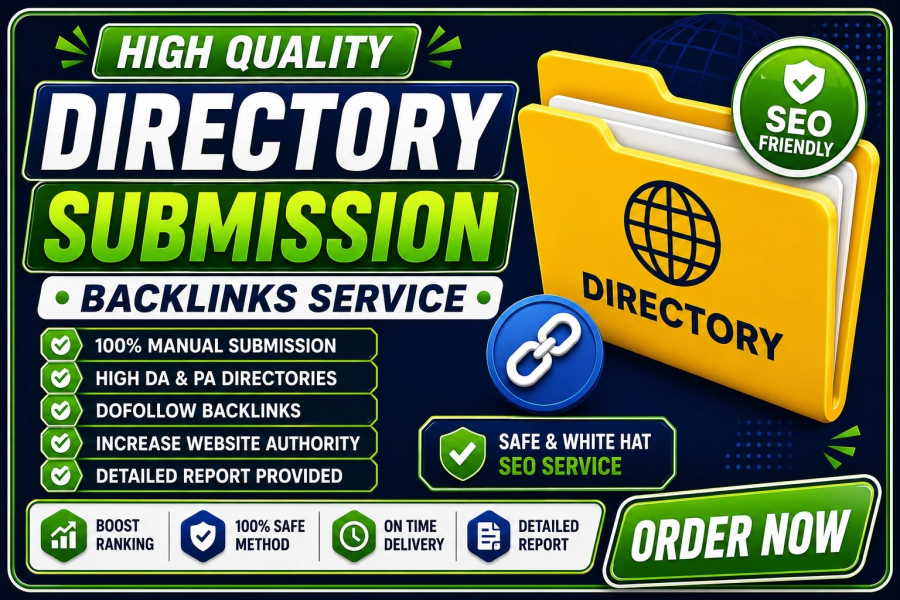 100 Premium Directory Submission Backlinks