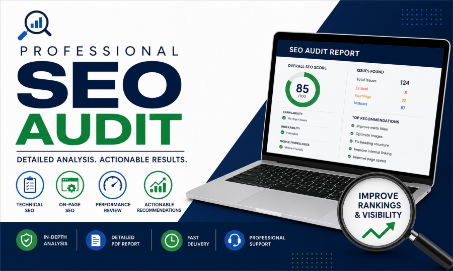 I Will Perform a Professional SEO Audit and Provide an Actionable Website Audit Report