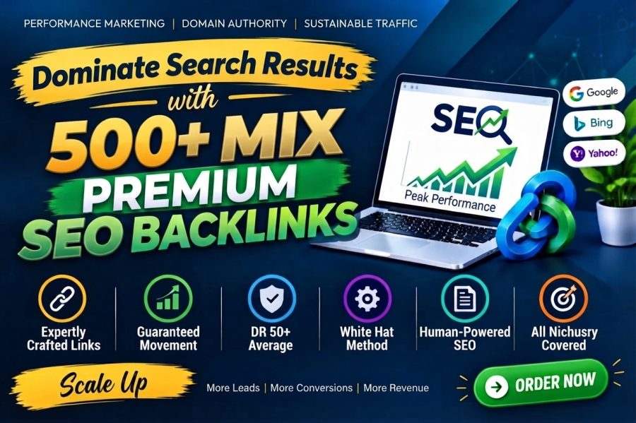 I Will Build 500 Powerful Mixed SEO Backlinks for Your Website