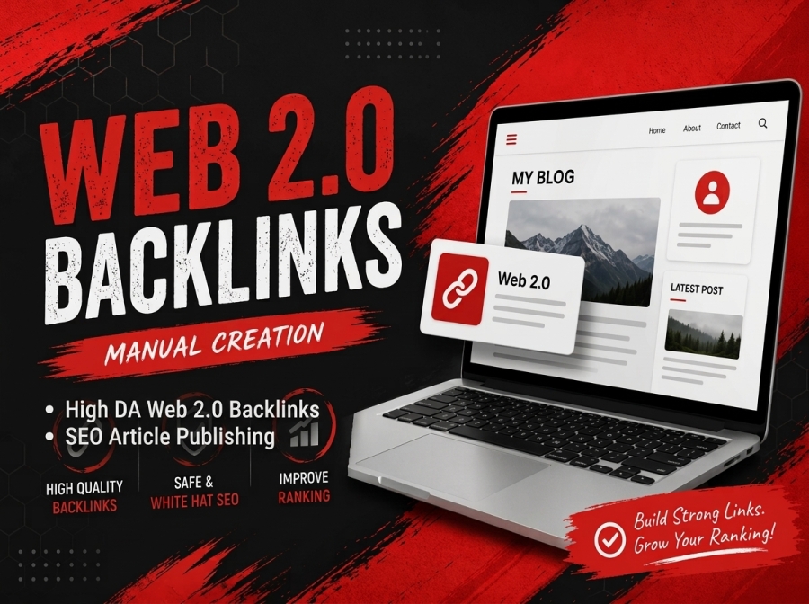Build High DA Web 2.0 Backlinks with SEO Article Publishing