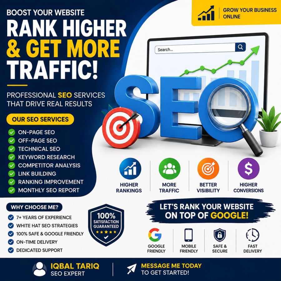 SEO Expert | Google Rankings & Website Growth Specialist