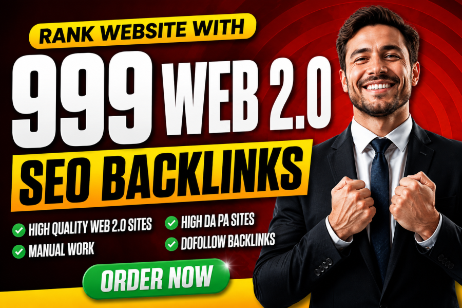 I Will Build 999 Safe Web 2.0 SEO Backlinks to Boost Rankings