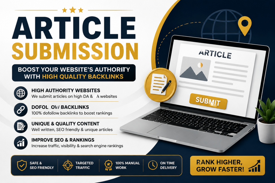 I Will create 200 Your Article to Authority Websites for SEO Backlinks