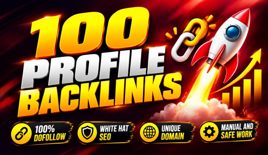I will create 100 high quality manual profile backlinks for SEO