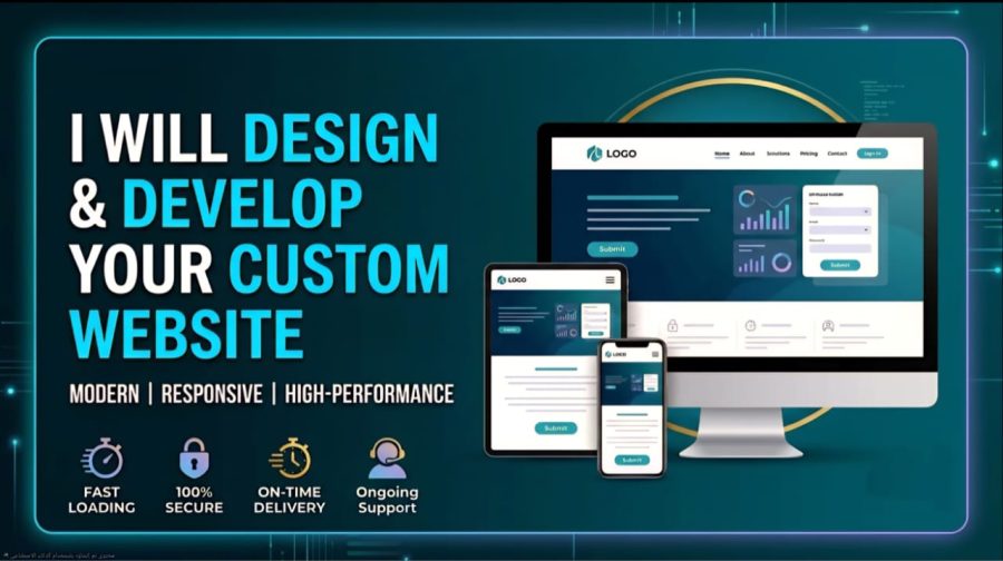 I will design and develop a responsive custom website