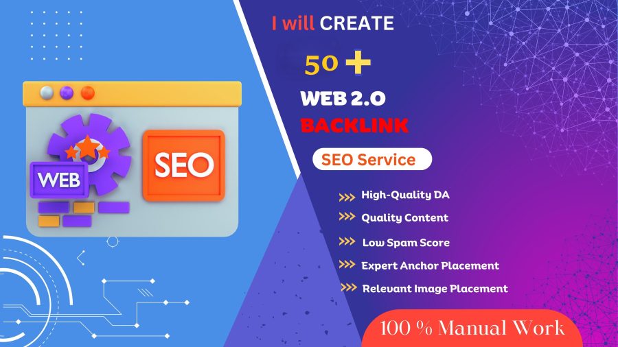 50 High Authority Web 2.0 Backlinks on High DA Websites for Better SEO Ranking