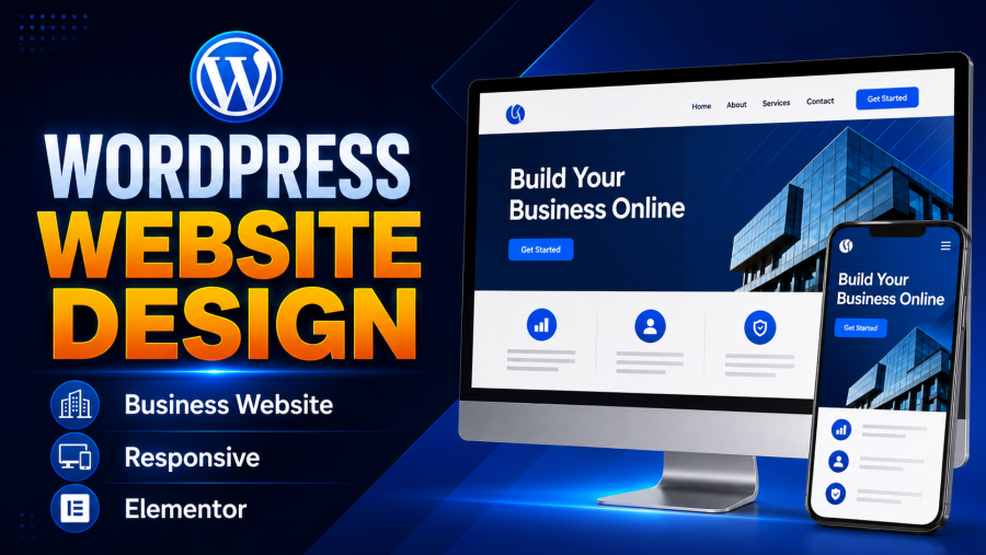 I Will Design a Modern Responsive WordPress Business Website