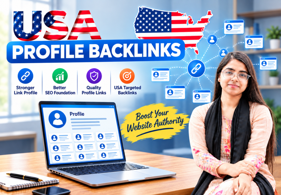 Custom 100 USA Profile Backlinks with AI-Optimized Link Building