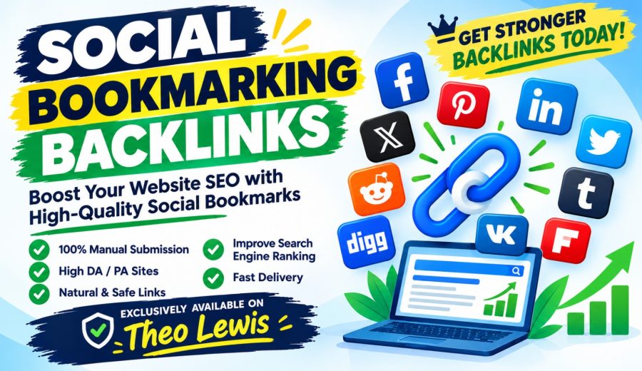50 Social Bookmarking Backlinks Service for SEO Growth