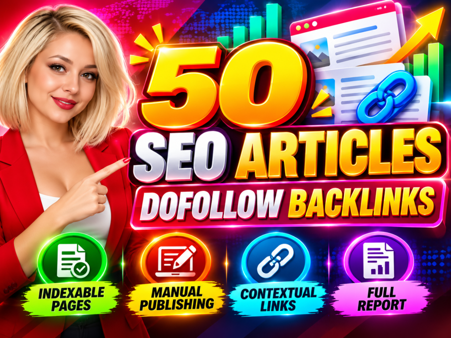 I will create 50 article submission dofollow backlinks for off page SEO