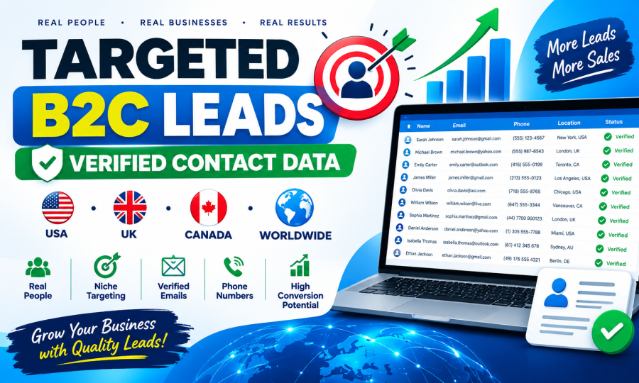 B2C lead generation ,50 lead generate