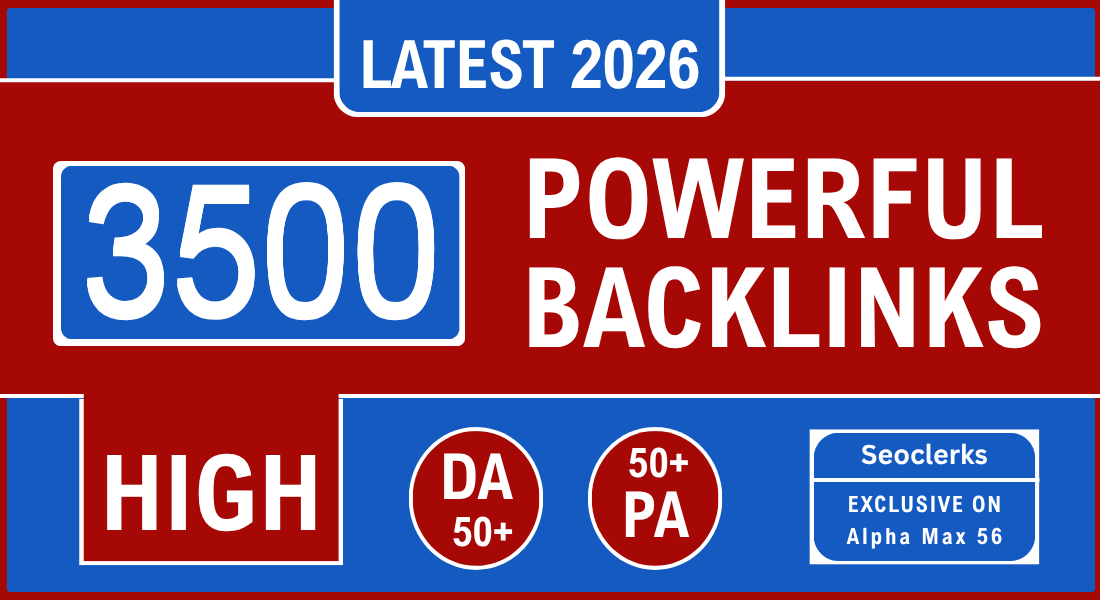 Sky Rocket Ranking! - 3,500 POWERFUL BACKLINKS White Hat SEO, DA PA 50 Plus