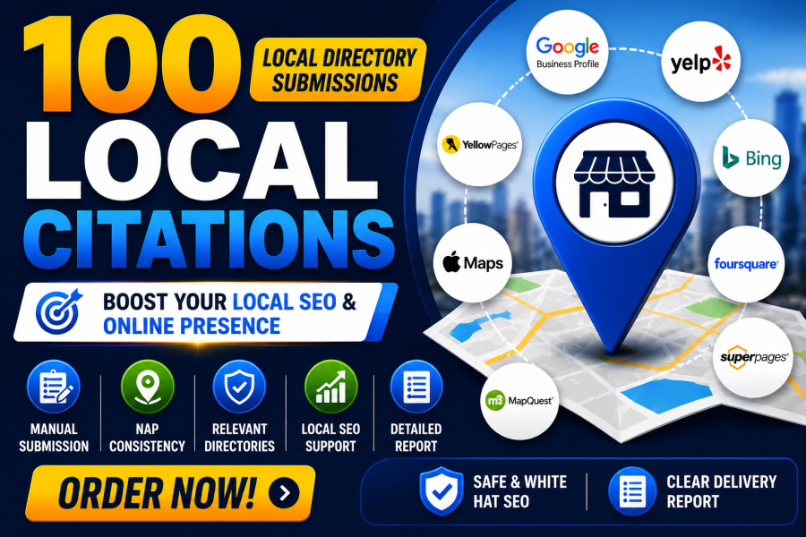 build 100 local citations with a live link report
