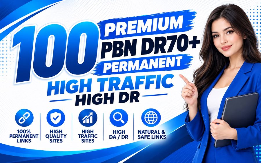 100 Premium PBN Backlinks Permanent High Authority Links on Sites Up to DR 70Authority Links