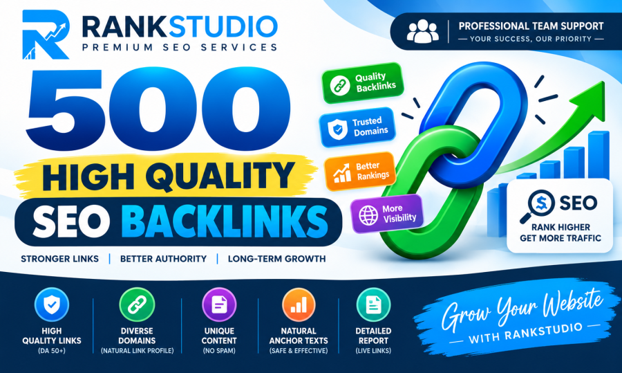 500 High Quality Manual SEO Backlinks to Boost Rankings & Traffic