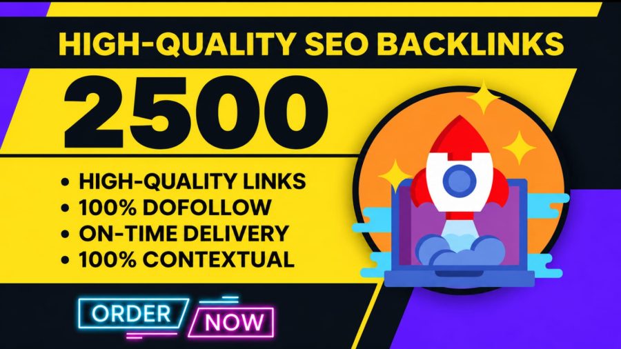 I will build 2500 high quality contextual mix backlinks for SEO