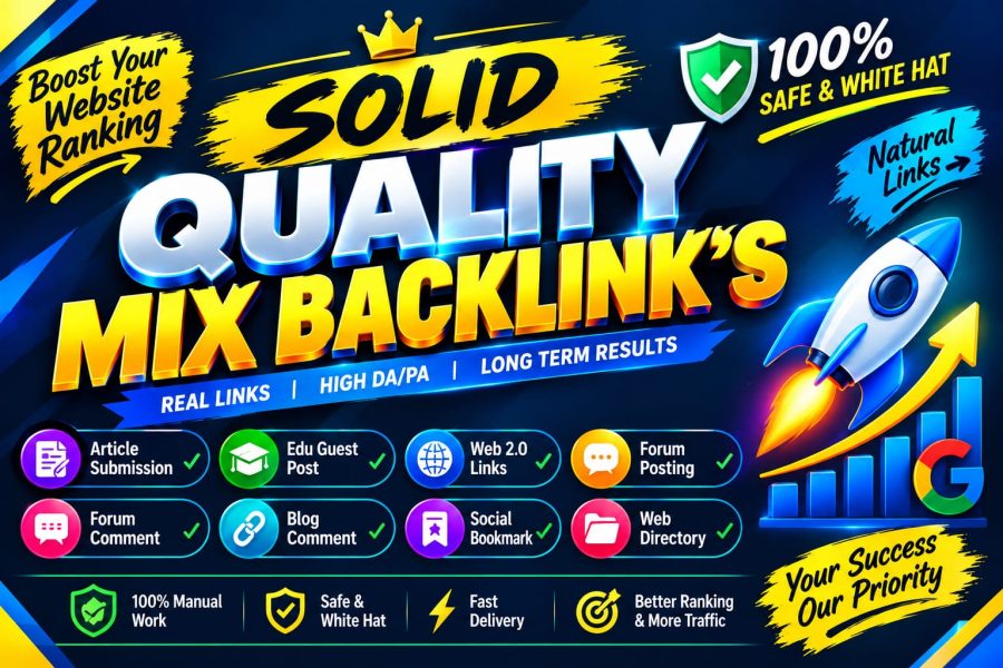 I Will MANUALLY Do 120 Unique Domain SEO Backlinks on DA 40+ PLUS EDU Guest Post