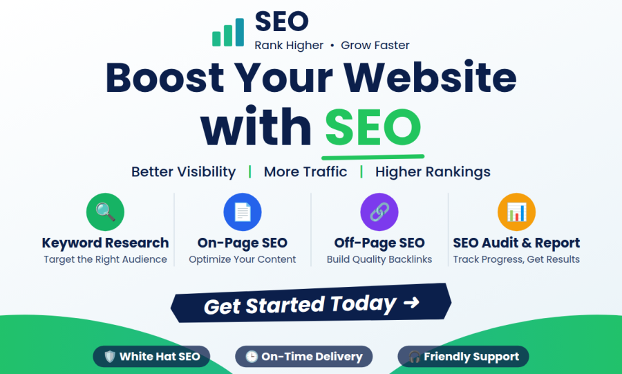 I will do complete SEO to rank your website higher on Google