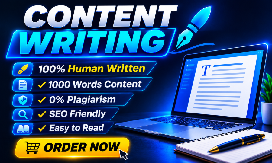 I Will Write 1000 Words of 100% Human-Written, Plagiarism-Free Content