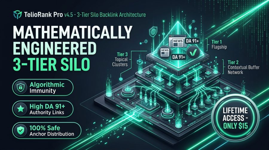 I will provide TelioRank Pro Autonomous Multi-Tier SEO Backlinks Software