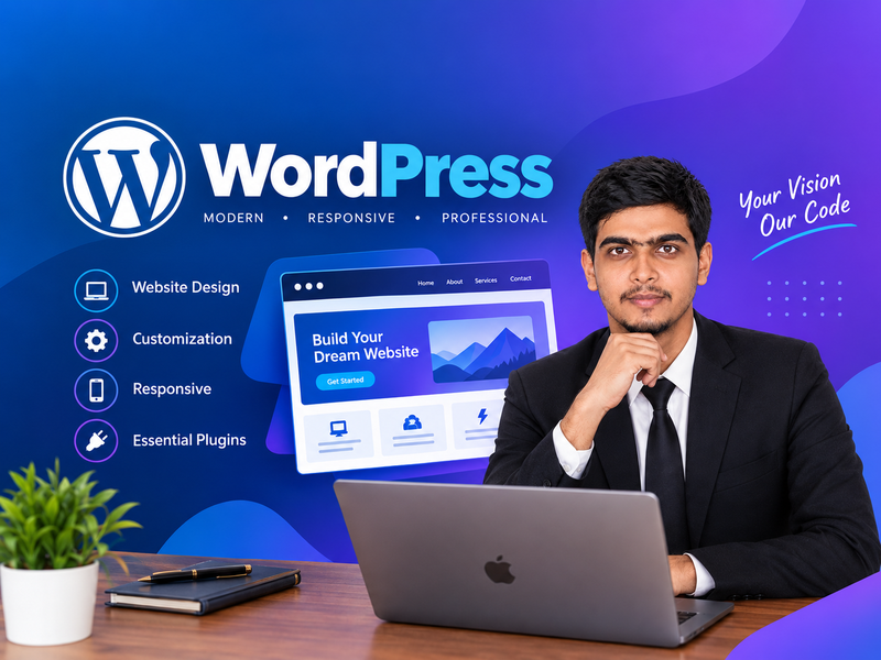 I will design a modern, responsive, and professional WordPress website for your business