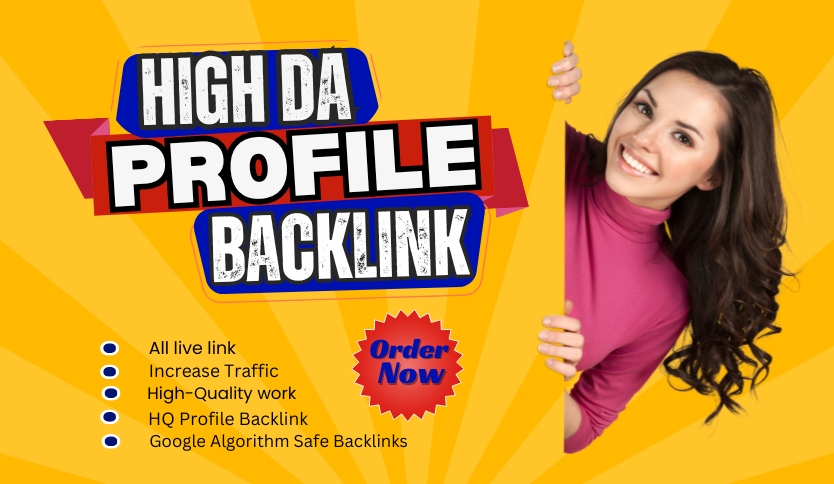 Buy 100 Premium High DA Profile Backlinks DA 50+ 90 Authority Sites