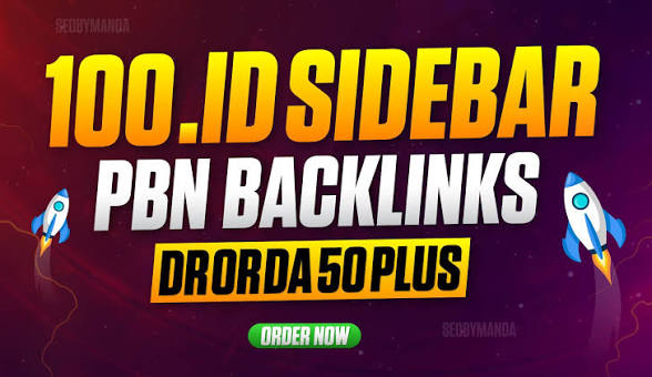 Buy 100 Indonesian blogrolls PBN backlinks with 70+ DR for fast ranking in hours