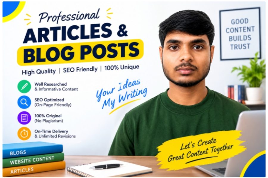 I Will Provide High Quality Article Writing Services Your Business
