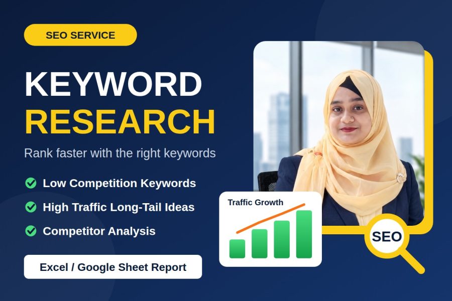 I will do advanced SEO keyword research to rank your website fast