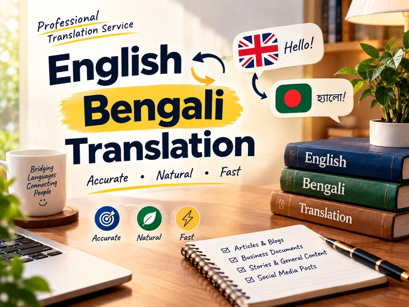 I will translate your articles and documents between English and Bengali
