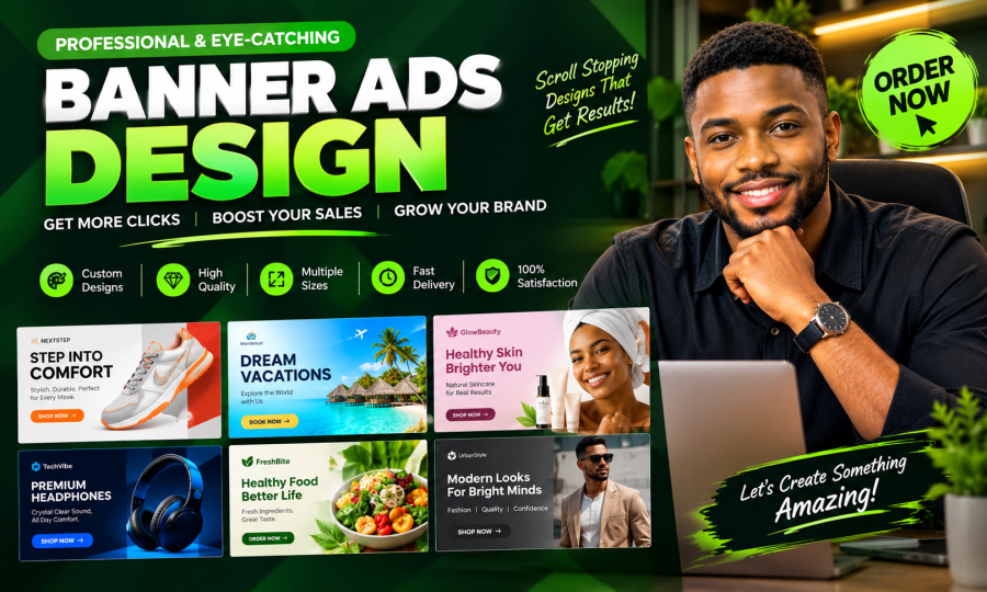 i will design website banner ads google display ads shopify animated banner adsword design