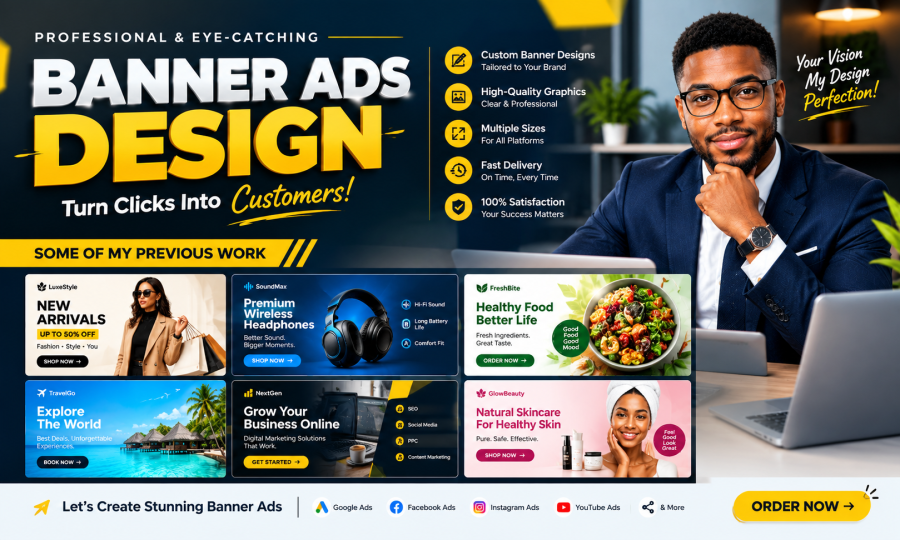 i will design website banner ads google display ads shopify animated banner adsword design