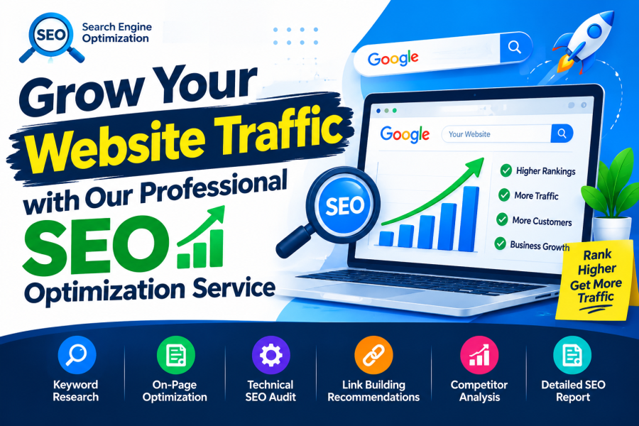 Grow Your Website Traffic with Our Professional SEO Optimization Service