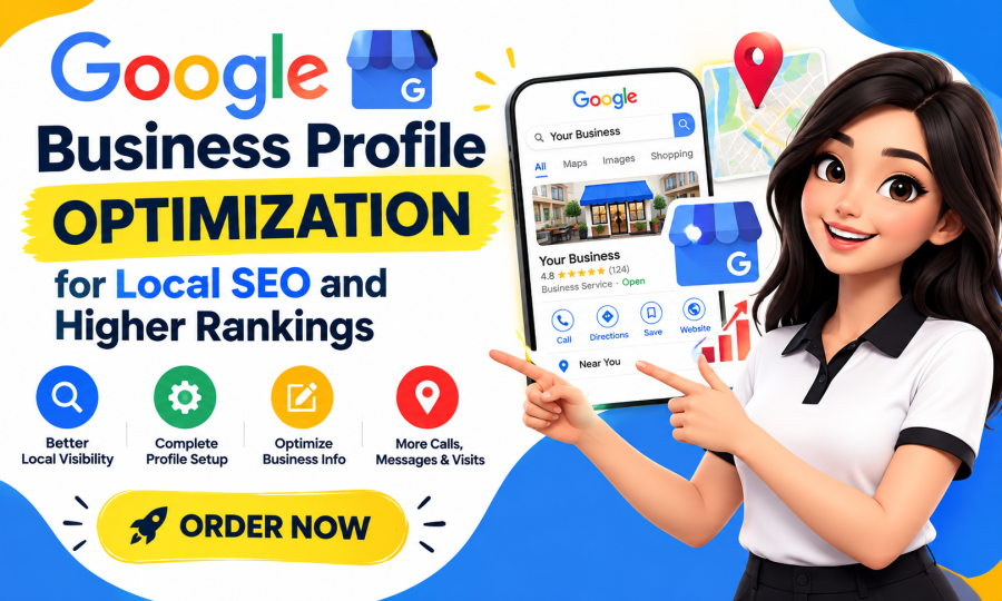 I will optimize your Google Business Profile for local SEO and higher rankings