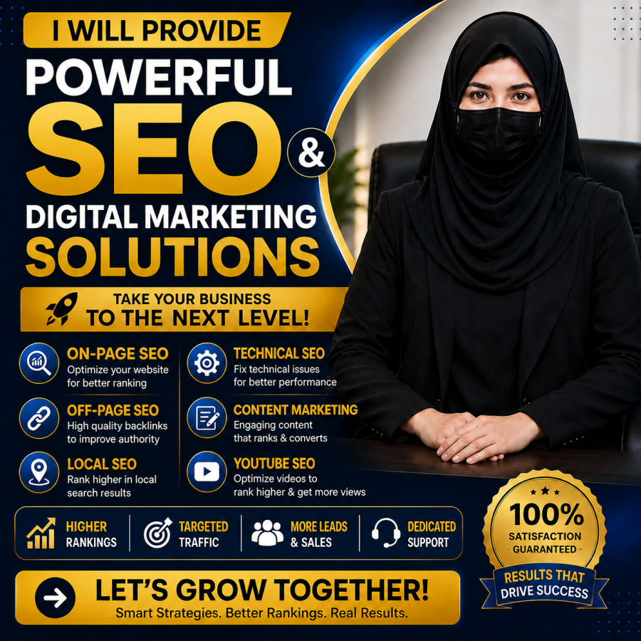 I will provide professional SEO and digital marketing services
