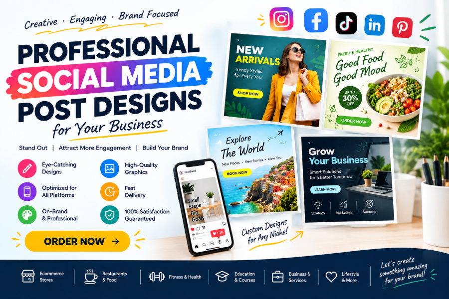 I will be your social media manager and professional social media marketing manager