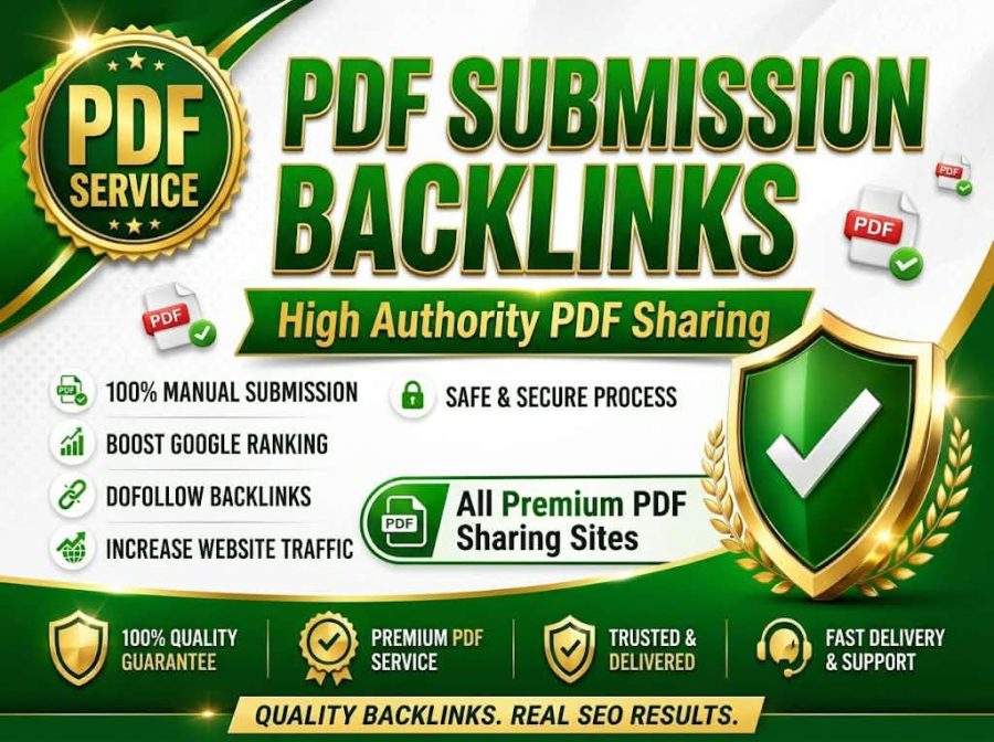 I will Create And Submit 30 PDF Submission Backlinks For Ranking
